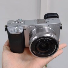 Sony Alpha a6400 Mirrorless 24.2MP 4K Digital Camera w/16-50mm Lens Silver