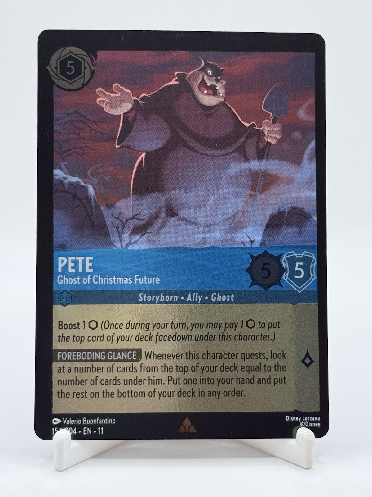 Pete - Ghost of Christmas Future 154/204 Winterspell Cold Foil