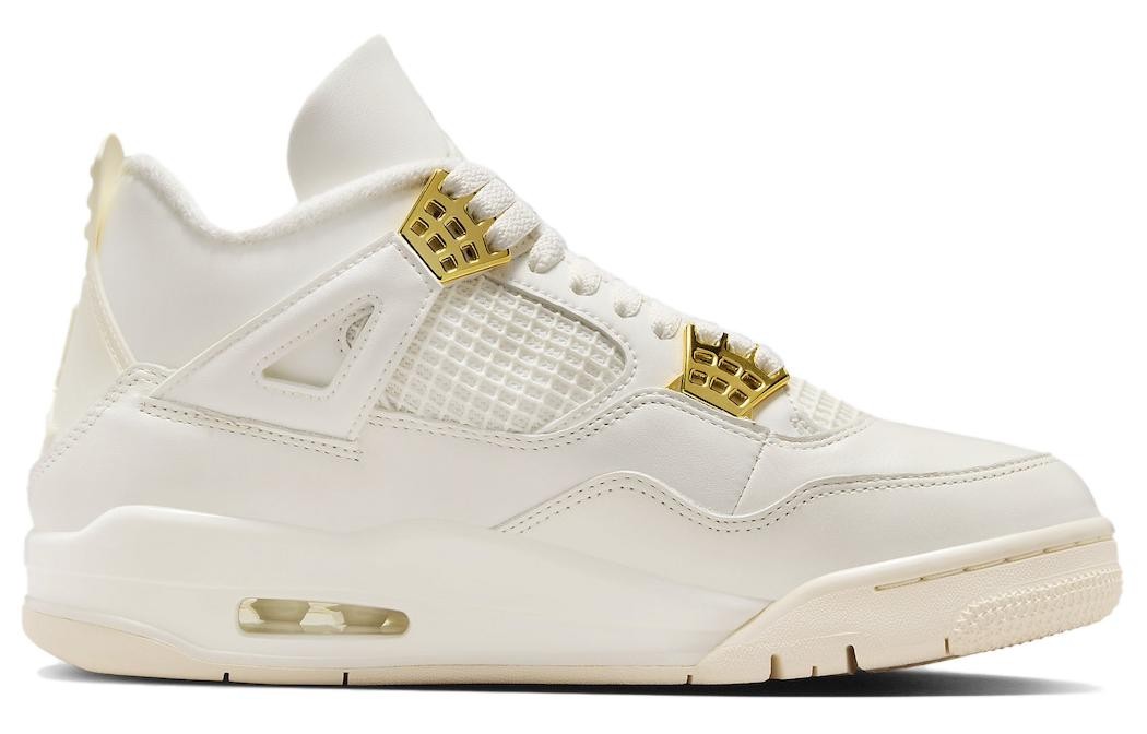 Size 8 - Air Jordan 4 Retro Metallic Gold W for sale online | eBay