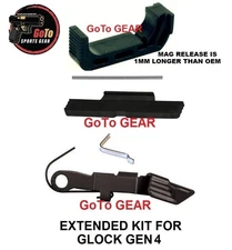 Extended Slide Stop Magazine Catch ESLL Springs For Glock 17 22 24 25 31 Gen 4