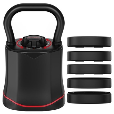 HXD-ERGO Adjustable Kettlebell, 6-in-1 Quick-Switch Kettlebell Sets 6.5-40 LBS