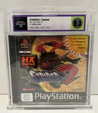 STRIDER 2 - SONY PLAYSTATION PS1 CAPCOM PAL NEW FACTORY SEALED TGM GRADED 9.3