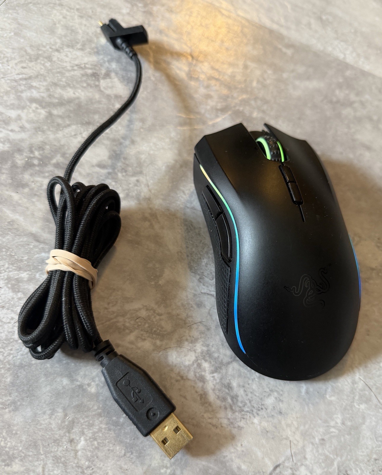 Razer Mamba wireless / wired gaming mouse! Tested! Works! 16