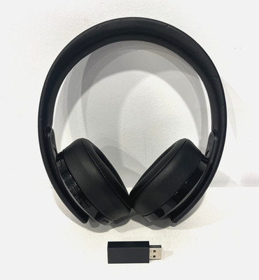 OFFICIAL SONY PLAYSTATION 4 PS4 GOLD WIRELESS HEADSET HEADPHONES W/ USB DONGLE