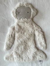 Slumberkins Alpine Yeti Beige Cream Lovey Flat Plush Baby Toy