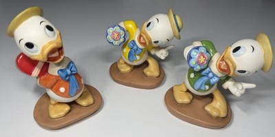 WDCC Disney Mr. Duck Steps Out Figurines Huey Dewy Louie Disneyana