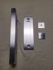 Modern Barn Door Pull Handle Set Brushed Stainless Steel