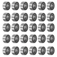 30pcs MR105-2RS Bearings 5x10x4mm Chrome Steel Mini Bearing Double Sealed ABEC3