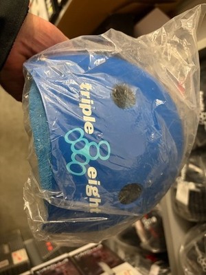 Triple 8 brainsaver helmet Royal Blue  Medium roller skate blades skateboarding