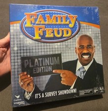 New Family Feud Platinum Edition Board Game Night Steve Harvey Sealed Rare Game