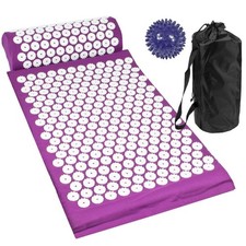 Acupressure Mat Set with Pillow & Massage Ball For Pain Relief|Blood circulation