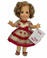 W/ TAG Vintage 1982 Ideal Shirley Temple 8" Doll Classic Stand Up Cheer Dress