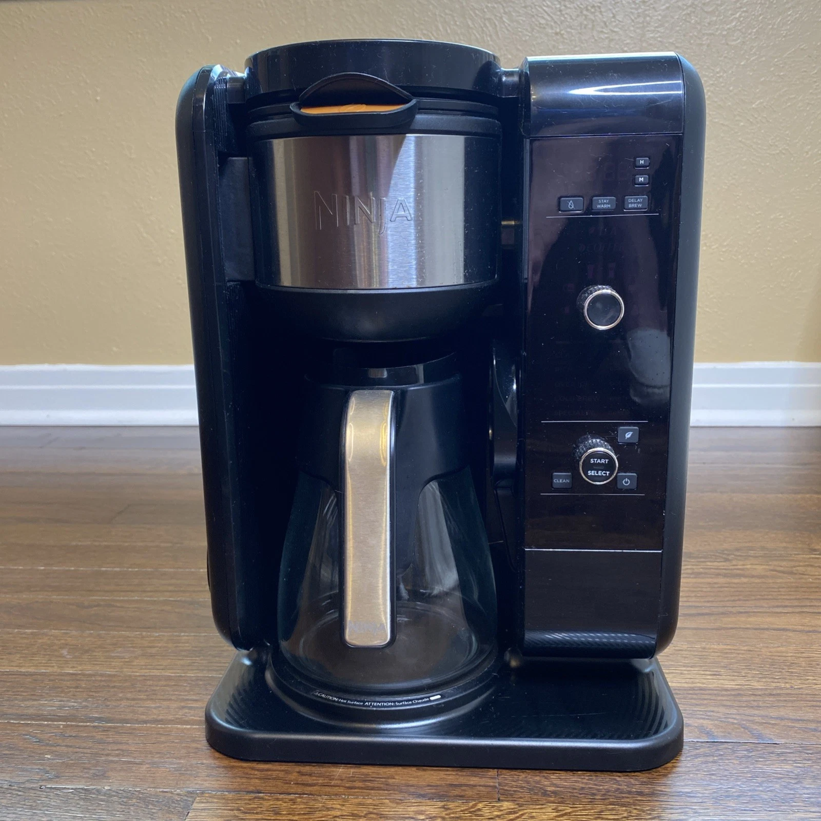 Ninja CP301 Hot Cold Brewed Coffee Maker Glass Carafe 50oz WORKS! Clean