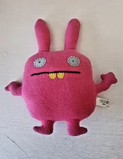 Uglydoll Wippy 8" Plush Stuffed Animal 2010 Pink Monster