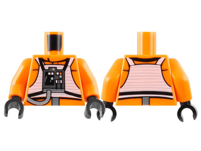 LEGO® Part 973pb0624c01 - Torso SW Rebel Pilot with Printed Back Pattern