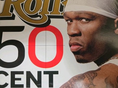 50 CENT Rolling Stone Magazine Issue #919 2003 ~ VERY GOOD w/Label ~ FREE SHIP 