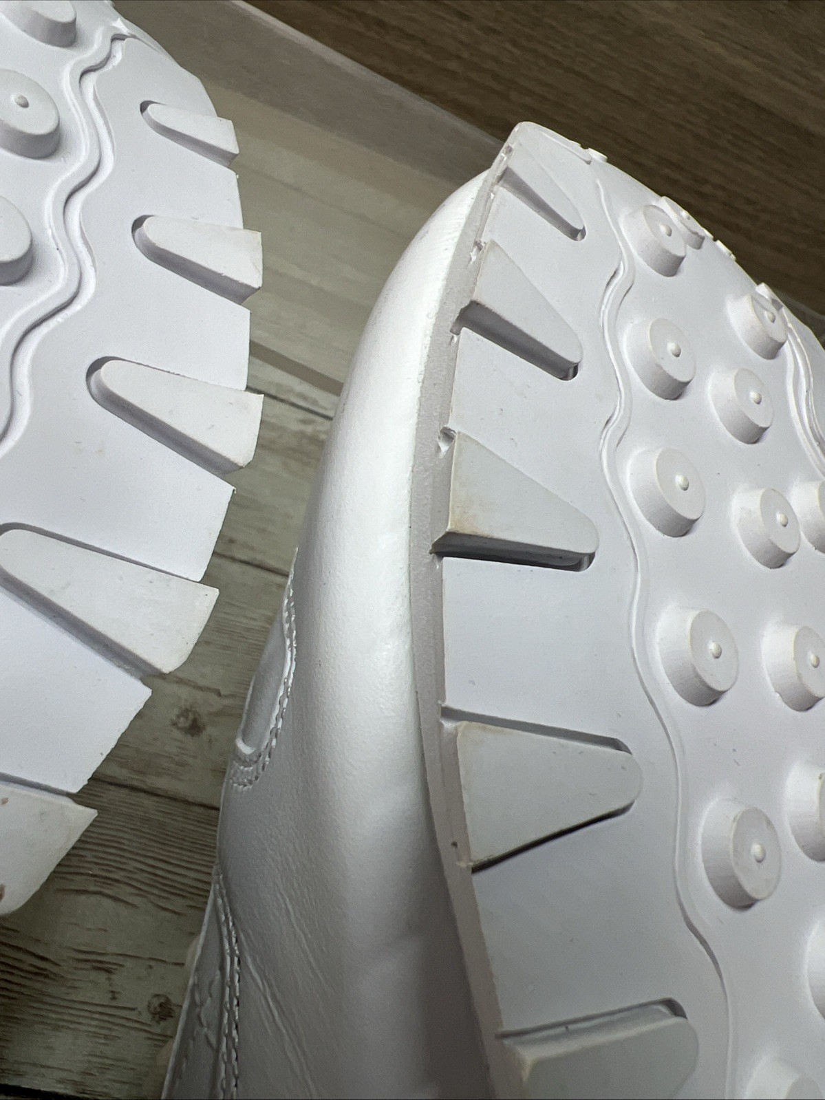 Reebok Classic Leather Sneakers ALL White  Women's Size 9.5 New w/o Box Trainers thumbnail 13