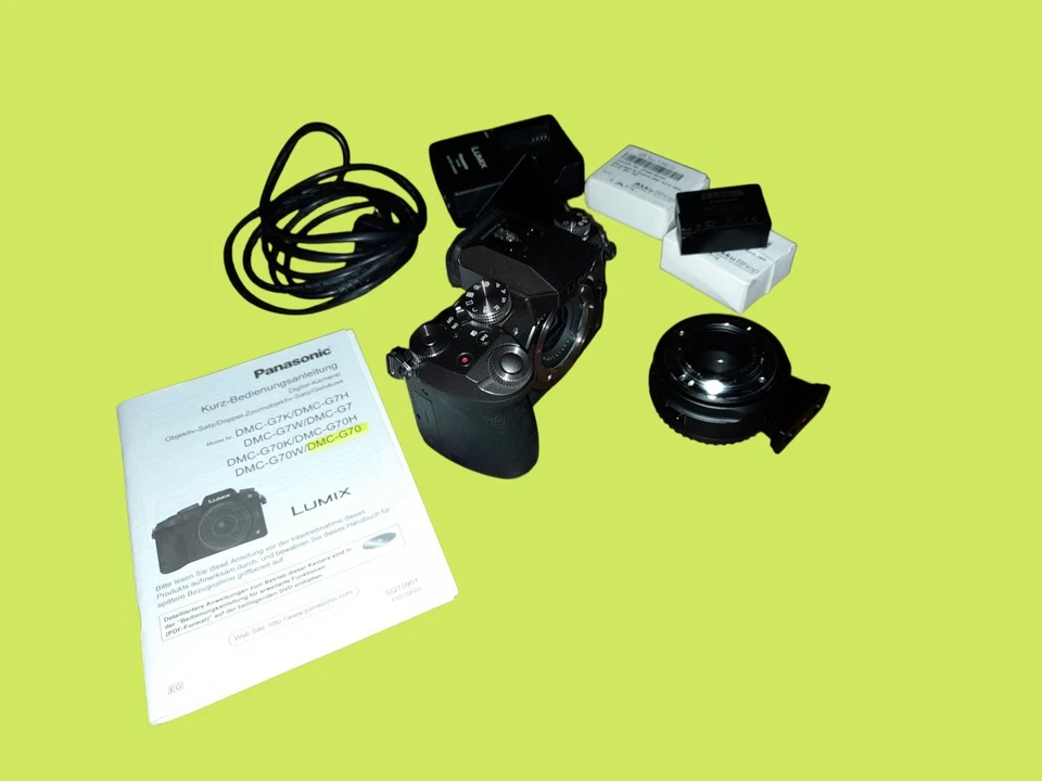 Panasonic Lumix G70 Kamera, 4K, 16 Megapixel, MFT, DMC-G70KA, neuwertig, Nr 2 - Bild 2 von 3