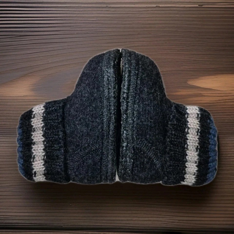 HAFLINGER PAUL 婴儿拖鞋/石墨/欧盟 18/美国 3/全新带标签和盒子!! — 第 3/4 张图片