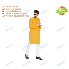 Mens Kurta Full Sleeve Fancy Kurta Cotton Shirt Mens Long Kurta