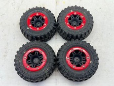 4x Used Proline Super Swamper 10103 Sc Tires W Proline Sc Beadlocks 8112