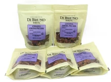 SALE! 5 Bags Di Bruno Bros Cocoa Pecans Nuts Cinnamon Cocoa Powder 4.5 ounces