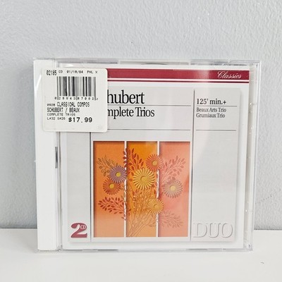 Schubert   Beaux Arts Trio, Grumiaux Trio   Complete Trios CD (1993, Philips)