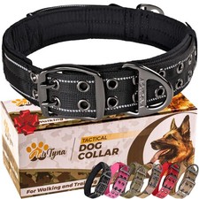 ADITYNA Heavy Duty Dog Collar with Handle - Thick Dog Collar for Large Dogs -...