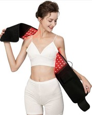Red Light Therapy Belt with Timer for Back Waist Shoulder Pain Relief