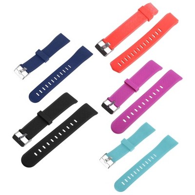 Silicone Wristband Belt for 116 Plus Anti-scratch Smartwatch Strap Loop-Bracelet