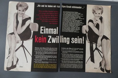 Die Kessler Zwillinge...Bravo-Poster/Story...2 Seiten vom 26.4.1964