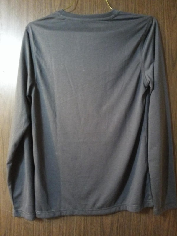 RAINFOREST Women's Gray Crew Neck Long Sleeve 2nd Skin Active Top size S 