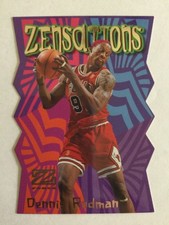1997-98 SkyBox Z-Force #18 ZN Dennis Rodman Zensations Chicago Bulls HOF
