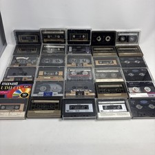 Lot Of 30 Type II Cassettes Used Memorex Maxell Sony Scotch 110 100 90 60
