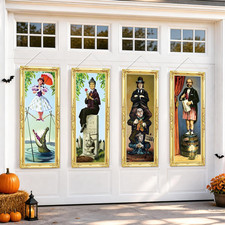 4PCS Halloween Decorations,Haunted House Spooky Mansion Decor Halloween Stretc