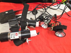 PRIMARY LIGHTS DIVE RITE H10 adjustable focus - UW Canister Lights Tested! 