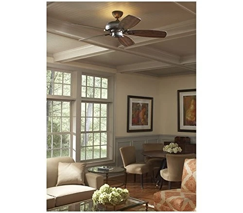 5LCM52BP Protruding Mount, 5 Silver Blades Ceiling fan, Brushed Pewter - Image 2 of 3