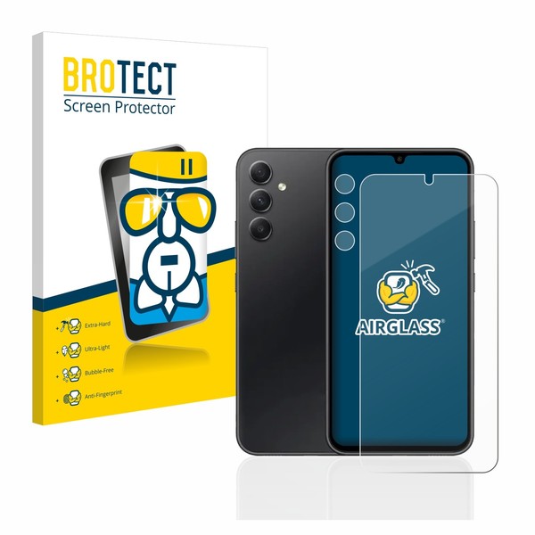 Panzerfolie Schutzglas FüR Samsung Galaxy A34 5G (Display+Kamera) Displayschutz-image
