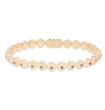Campbell And Charlotte Gold “EVOLVE” link Bracelet