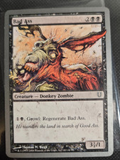 Bad Ass Donkey Zombie Unhinged 49/140 MTG 2004 Silver Border LP