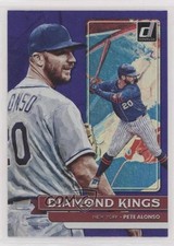 2022 Panini Donruss Diamond Kings Holo Purple Pete Alonso #18 9o3
