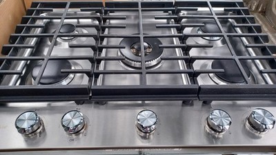 KitchenAid KCGS550ESS06 30'' 5-Burner Gas Cooktop Stainless Steel - Excellent...