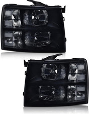 Headlights Assembly Fit Chevy Silverado 1500 2007-2013