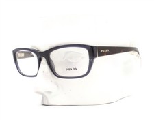 Prada VPR18O 08Q-1O1 Eyeglasses Glasses Crystal Blue Brown Tortoise 54mm No Case