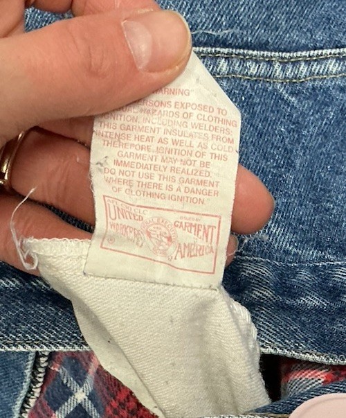 Vintage Carhartt Flannel Lined Jeans WF128 Made In USA Size 42/30 thumbnail 3