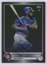 2022 Topps Chrome Rookie Auto Yonny Hernandez #RA-YH Auto sh7