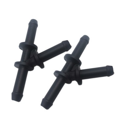 2x 8mm-8mm-8mm Y 3 Way Car Heater Water Hose Pipe Fitting Barb Connector Adapter