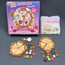 Num Noms Snackables Rare Pizza Kit Full Set All Toppings & Pizza Cutter NO SLIME
