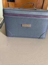 Estuche de transporte de aceite esencial doTERRA grande gris púrpura organizador de almacenamiento de viaje