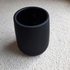 ceramiczny uchwyt na szczotkę uchwyt na szczotkę toaletową WC czarny